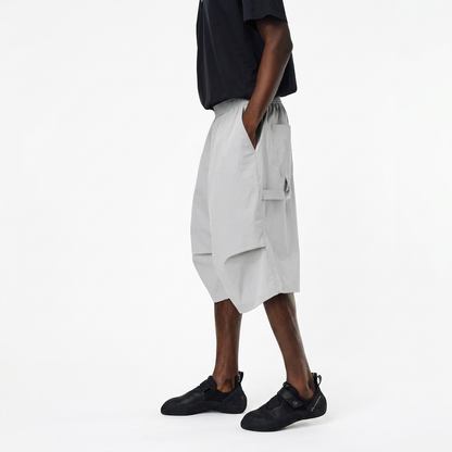SERAC Drop Knee Short — Fog