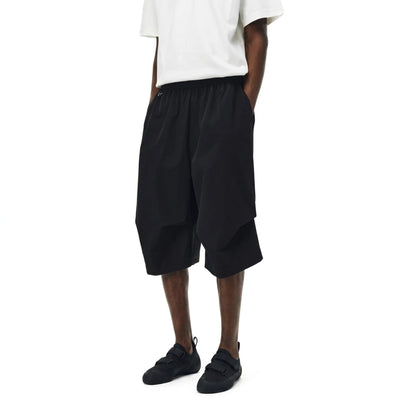 SERAC "Drop Knee" Shorts CHALK BLACK