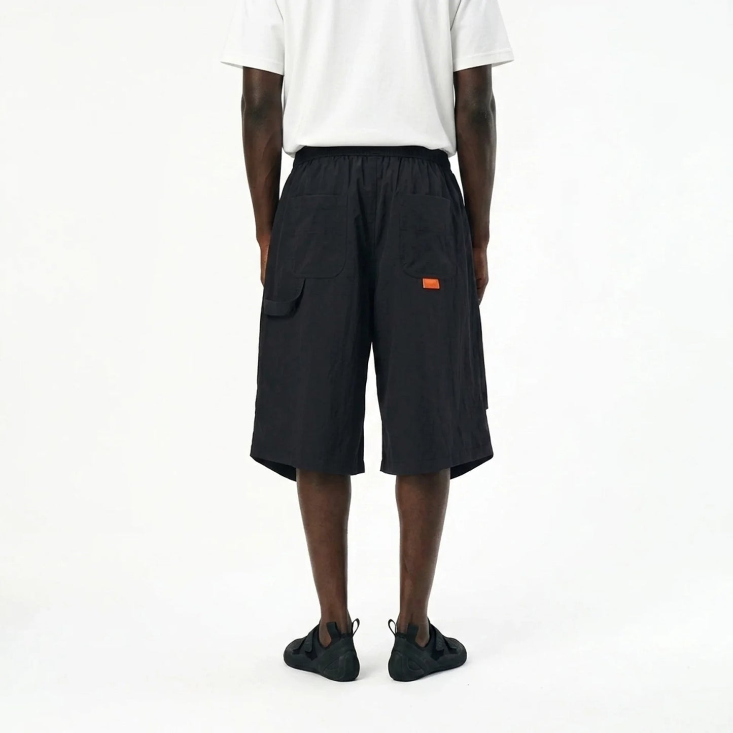 SERAC "Drop Knee" Shorts CHALK BLACK