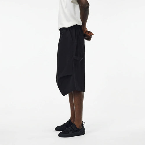 SERAC "Drop Knee" Shorts CHALK BLACK