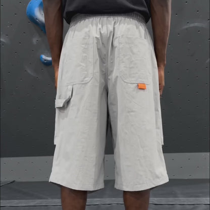 SERAC Drop Knee Short — Fog